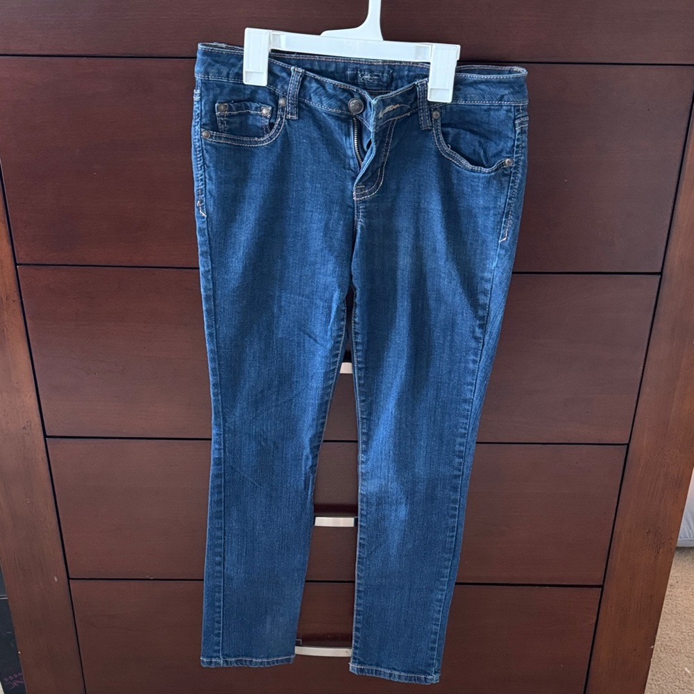 Jessica Simpson Dark Wash Skinny Jeans - Classic Blue Denim